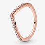 Pandora - Sparkling Wishbone Ring