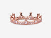 Pandora - Pink Sparkling Crown Ring