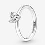 Pandora - Sparkling Heart Solitaire Ring