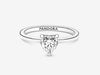 Pandora - Sparkling Heart Solitaire Ring