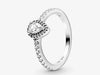 Pandora - Classic Teardrop Halo Ring