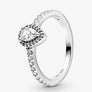 Pandora - Classic Teardrop Halo Ring