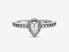 Pandora - Classic Teardrop Halo Ring