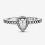 Pandora - Classic Teardrop Halo Ring