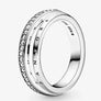 Pandora - Triple Band Pavé Ring