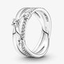 Pandora - Sparkling Triple Band Ring