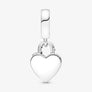 Pandora - Rose Heart Padlock Dangle Charm