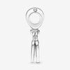 Pandora - Rose Heart Padlock Dangle Charm