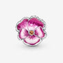 Pandora - Pink Pansy Flower Charm