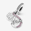 Pandora - Mom Infinity Pavé Double Dangle Charm