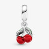 Pandora - Asymmetrical Cherry Fruit Dangle Charm