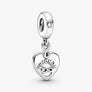 Pandora - Friends Forever Heart Dangle Charm