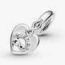 Pandora - Friends Forever Heart Dangle Charm