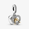 Pandora - Two-tone Happy Anniversary Dangle Charm