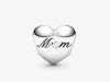 Pandora - Mom Heart & Clover Charm
