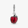 Pandora - Murano Glass Red Apple Dangle Charm