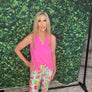 Lulu B - Sleeveless V neck Show No Love Handles