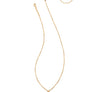 Kendra Scott - Peace Pendant Necklace Gold Golden Obsidian