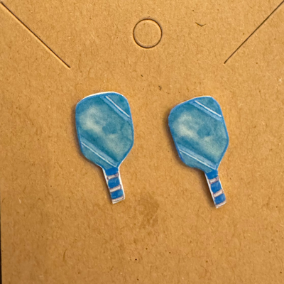 Pickleball Post Earrings