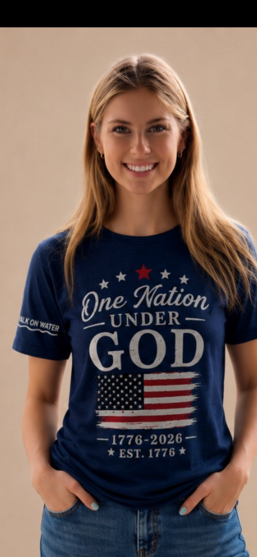 Short sleeve Womens One Nation navy
