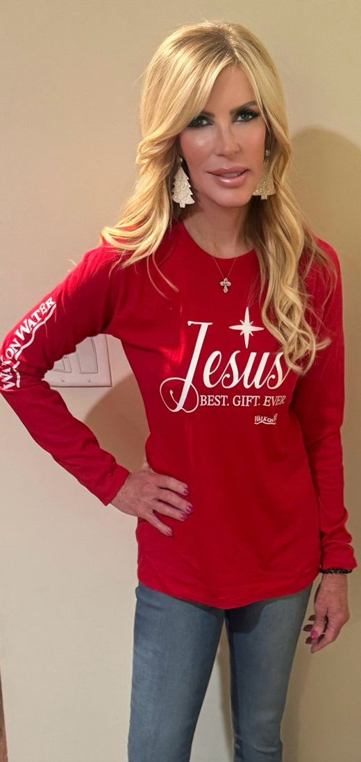 Long Sleeve Red Jesus...  Best. Gift. Ever.