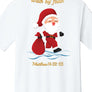 Walk By Faith Christmas Shirt – Santa Walking on Water Tee – Matthew 14:22-33 Faith Shirt – Christian Christmas T-Shirt