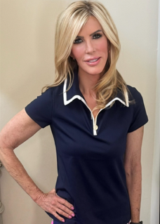 Navy Performance Polo Shirt – Women’s Athletic Golf & Pickleball Top