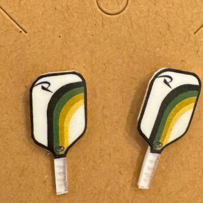 Pickleball Post Earrings