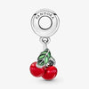 Pandora - Asymmetrical Cherry Fruit Dangle Charm