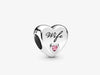 Pandora - Wife Love Heart Charm