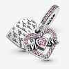 Pandora - Heart & Mom Dangle Charm
