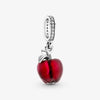 Pandora - Murano Glass Red Apple Dangle Charm