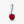 Pandora - Murano Glass Red Apple Dangle Charm