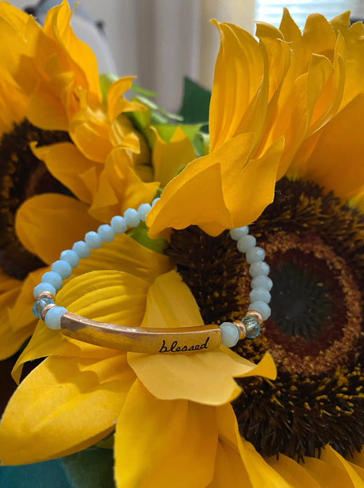 Blessed Beaded Stretch Blessed Bracelet