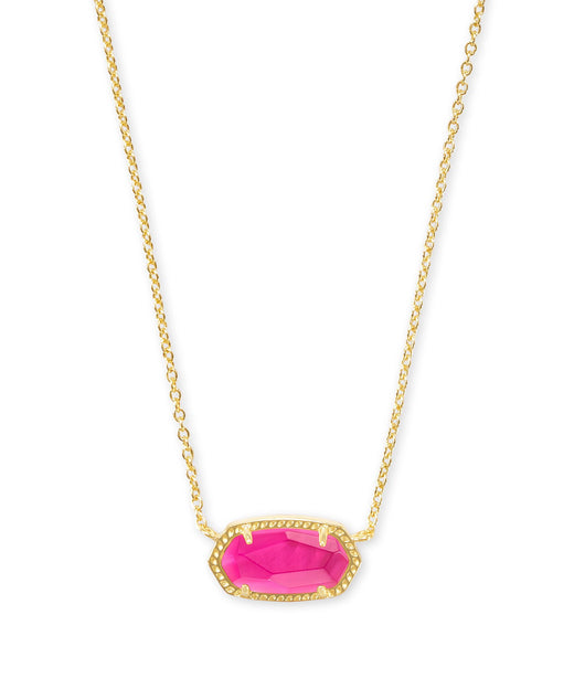 Kendra Scott - Elisa Short Pendant Necklace - Gold Azalea Illusion