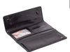 Hobo - Ardor Black Leather Wallet W/ Outside Zip Compartment