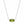 Kendra Scott - Elisa Silver Pendant Necklace in Peridot Illusion