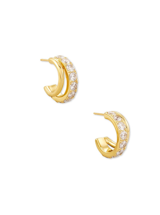 Kendra Scott - Livy Huggie Earrings - Gold Metal