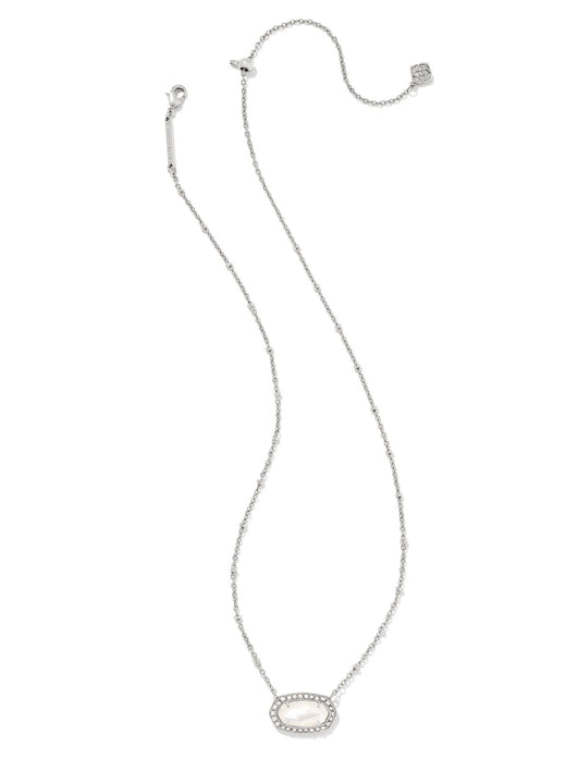 Kendra Scott - Pearl Beaded Elisa Necklace Rhodium Ivory Mother Of Pearl